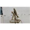 Image 7 : Antique Art Deco Airplane Smoking Stand with Lidded Compartment. Parts or Project