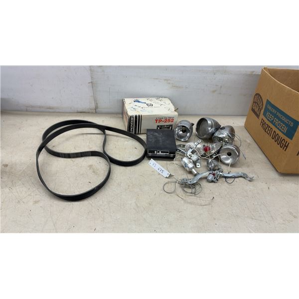 Pioneer TP-252 8 Track Car Stereo with Original Box, Serpentine Belt