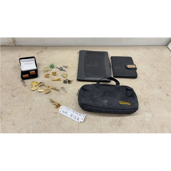 Cufflinks, Tie Clips, Heart Pins, Kia Organizer, Serratus Bag