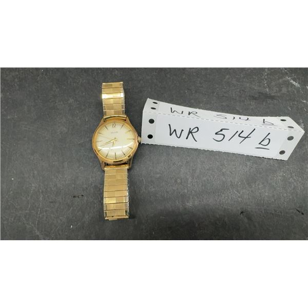 Vintage Elgin Swiss 17-Jewel Movement, Shockproof Waterproof Manual Winding Watch, 32mm Case.