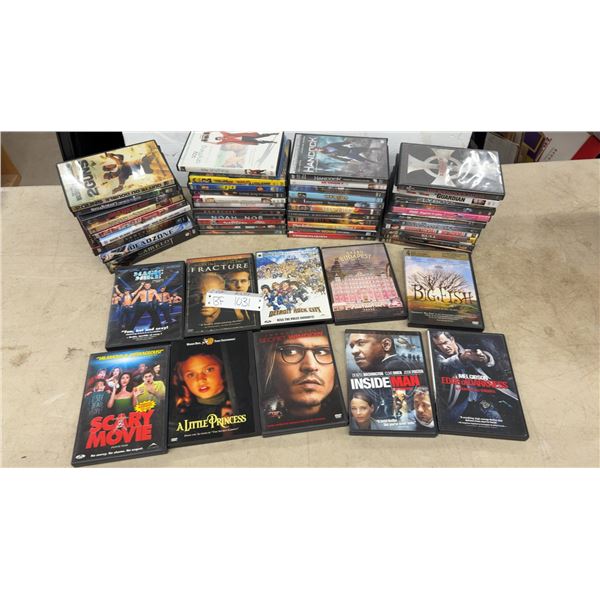 52 DVDS and 1 Blue Ray
