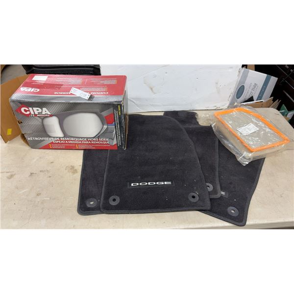 Dodge Floor Mats, GMC Air Filter, and GMC Tow Mirrors