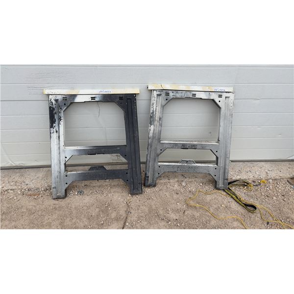 Pair of QuickHorse Folding Sawhorses