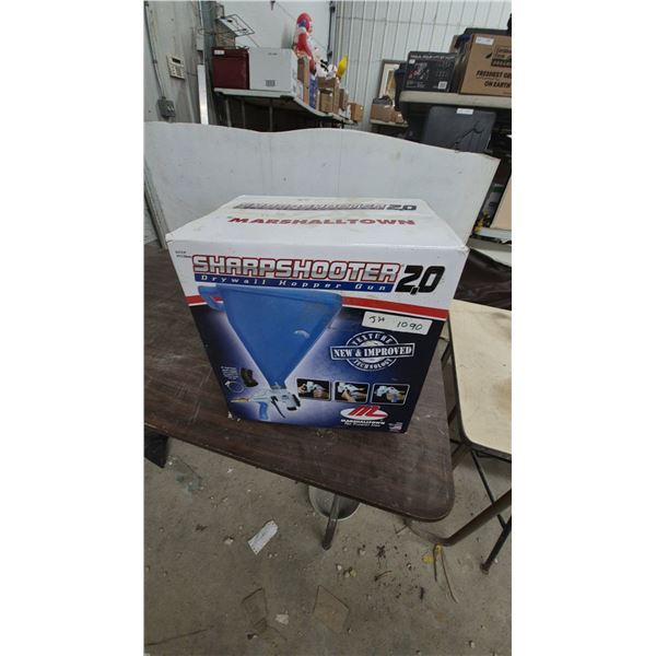 New Marshalltown Sharpshooter 2.0 Drywall Hopper Gun, New and Improved Technology