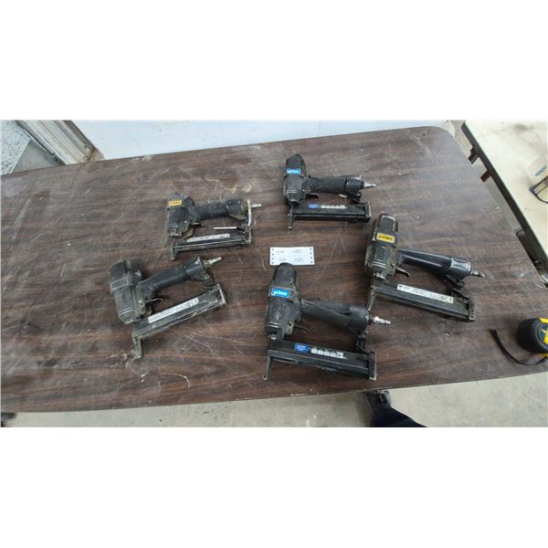 Prime and Stanley Pneumatic Nail Guns, 6 Pieces