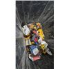 Image 7 : Assorted Hardware and Tools: Construction Screws, Sanding Block, Chalk Line, and More. Storage tote