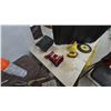 Image 6 : Snap-On Work Light, RIDGID Nailer, Clamps, Trowels, Pliers, storage bin