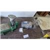 Image 5 : Two Water Pumps: Green Pump with 1-1/2 HP Motor; Blue Pump with Pressure Gauge and Switch