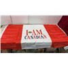 Image 5 : Canadian National Flag 46 × 70” and "I Am Canadian" Novelty Flag 36 × 59”