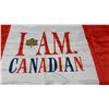 Image 6 : Canadian National Flag 46 × 70” and "I Am Canadian" Novelty Flag 36 × 59”