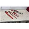 Image 1 : Super-Ego Manual Pipe Threading Set with Ratchet Handle, Pipe Wrenches and Bolt Cutters