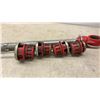 Image 4 : Super-Ego Manual Pipe Threading Set with Ratchet Handle, Pipe Wrenches and Bolt Cutters