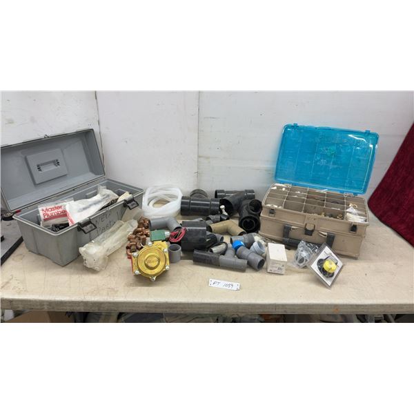 Plumbing Lot: PVC Fittings, ASCO Brass Valve, Copper Fittings, American Standard Flapper