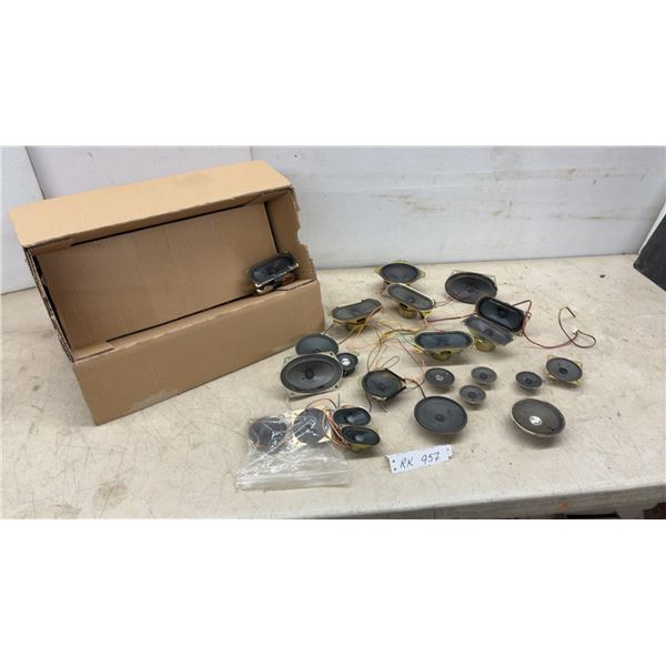 Fifty New and Used Assortment of Speakers