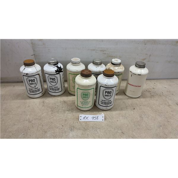 Eight Pro Shield Quiet Ride Sound Deadener, Water Base Rust Inhibitor and Undercoating Bottles, 1