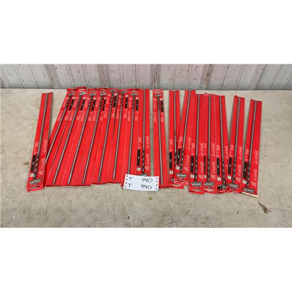 Vermont American Bell Hanger Installer Drill Bits, 5/16” (7.94mm), (17 Pieces)