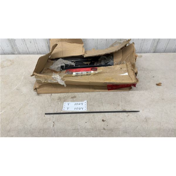 Partial Box of Vermont American 3/8” x 16” Blackmax Drill Bits
