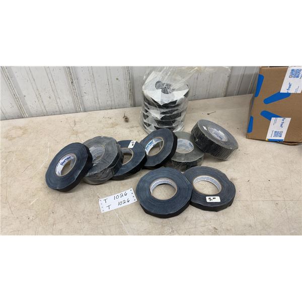 Shurtape Black Electrical Tape Rolls 6-1/2” Diameter