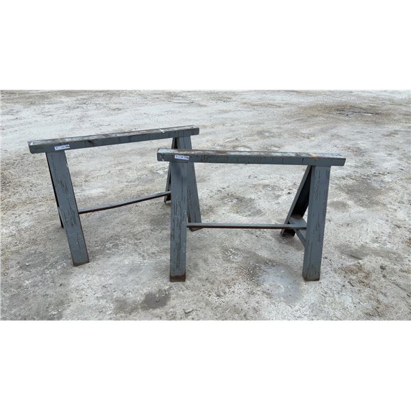 2 Steel Saw Horses