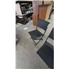 Image 3 : Two Black Woven Folding Chairs