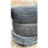 Image 6 : 4 Tires, Various Sizes, One W/Rim