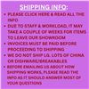 Image 1 : SHIPPING POLICY - CLICK ON "DETAILS" FOR INFO
