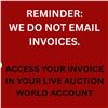 Image 1 : WE DO NOT EMAIL INVOICES