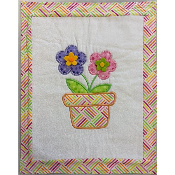 Flower Pot Applique