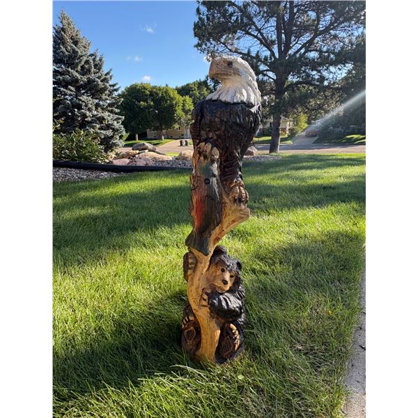 Dahl's Chainsaw Art Wooden Statue