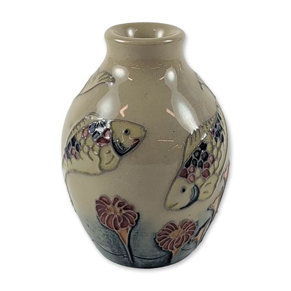 Moorcroft British Miniature Fish Vase