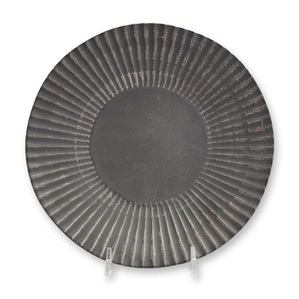 Tokyo Design Studio Black Basalt Ceramic Plate