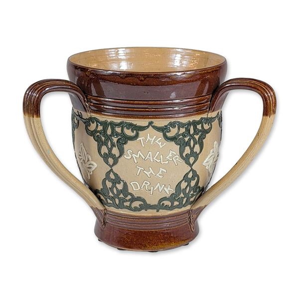 Royal Doulton Earthenware Three-Handled Proverb Tyg