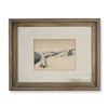 Image 1 : W. Bartke, Watercolor on Paper, Winter Landscape, Signed