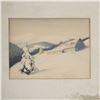 Image 2 : W. Bartke, Watercolor on Paper, Winter Landscape, Signed