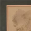 Image 2 : Eduardo Vicente, Color Lithograph on Paper, Couple Near Fence