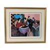 Image 1 : Itzchak Tarkay (Israeli, 1935-2012), Serigraph on Paper, Ladies at Tea