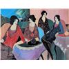 Image 2 : Itzchak Tarkay (Israeli, 1935-2012), Serigraph on Paper, Ladies at Tea
