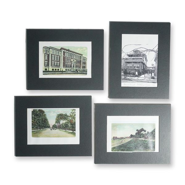 4-Piece Bensonhurst Brooklyn Historic Print Lot