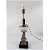 Image 2 : Hollywood Regency Cast Metal Bust Torchiere Lamp