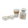 Image 1 : Decorative Floral Gilt Porcelain Vanity Set