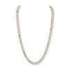 Image 1 : Costume Faux Pearl Necklace with Decorative Clasp