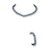 Image 1 : A Two-Piece Set of Marbled Blue and White Glass Bead Jewelry