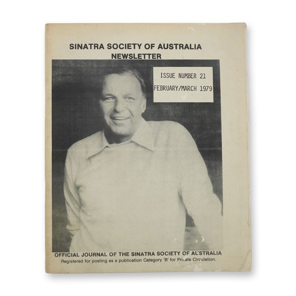 Sinatra Society of Australia Newsletter Issue No. 21 (1979)