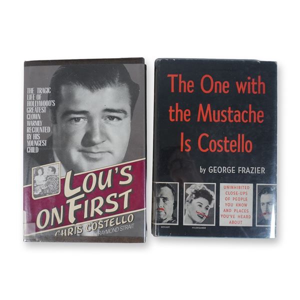 2 Lou Costello Biography Hardcover Book Group