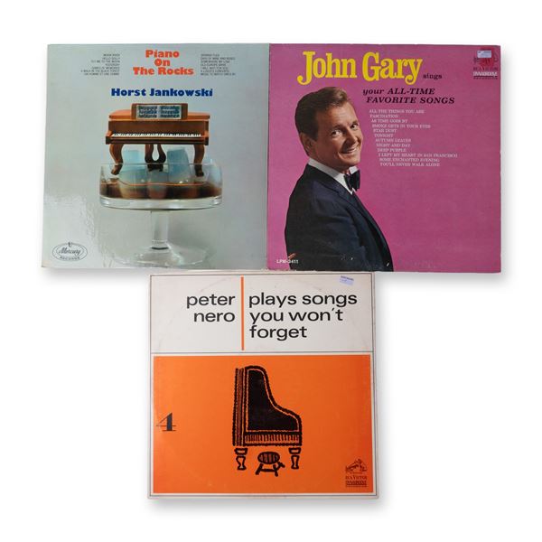Vintage Vinyl Records, John Gary, Horst Jankowski, Peter Nero