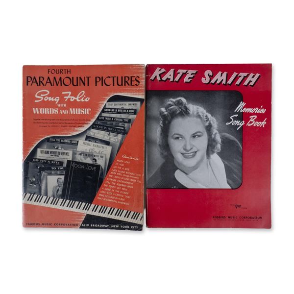 2-Piece Vintage Sheet Music Books Paramount Pictures Greats