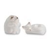 Image 1 : 2pc Coalport English Bone China Hedgehog and Fox Figurine