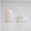 Image 2 : 2pc Coalport English Bone China Hedgehog and Fox Figurine