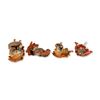Image 1 : 4pc Charming Tails Resin Autumn Ornaments and Figurines