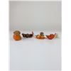 Image 2 : 4pc Charming Tails Resin Autumn Ornaments and Figurines